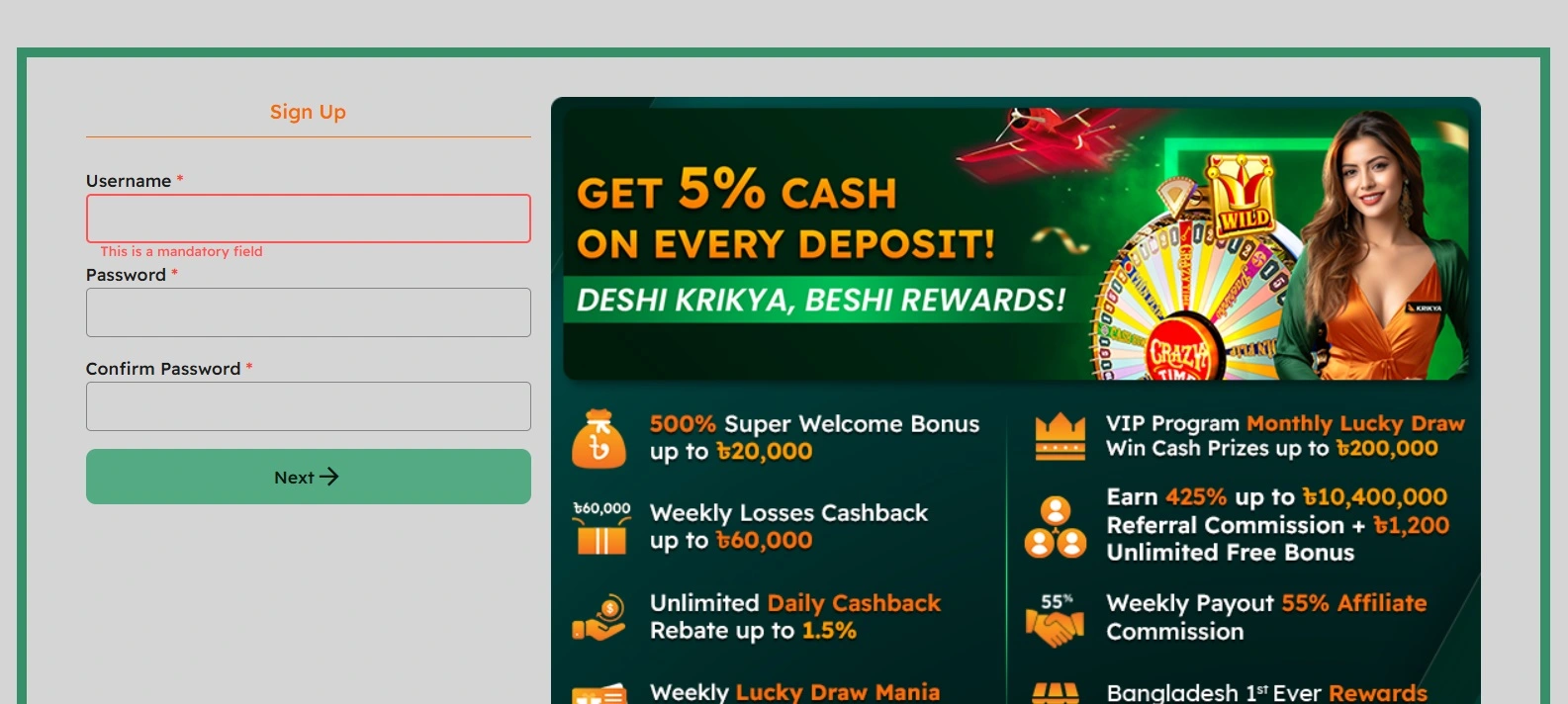 Krikya Sign Up Requirements and Preparation