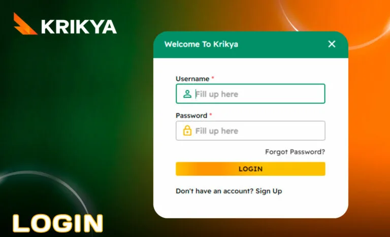 Krykia Login Steps for New and Returning Players
